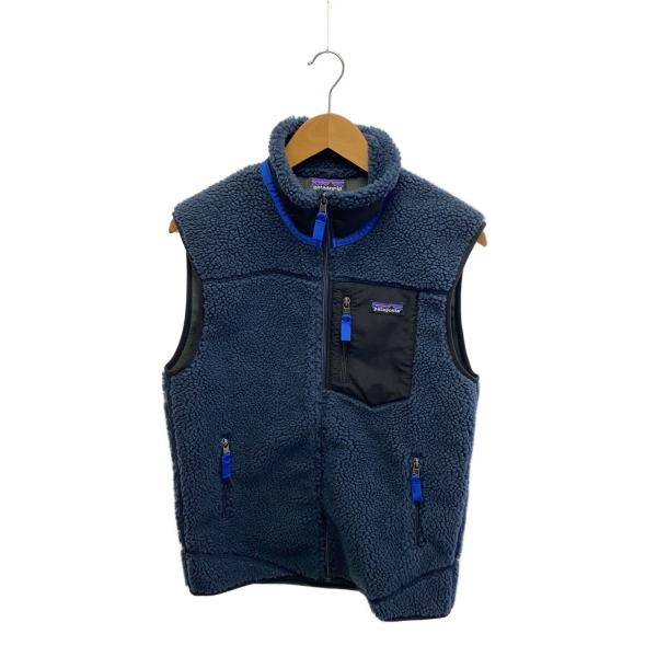patagonia◇クラシックレトロXベスト/S/ポリエステル/NVY/無地/23048