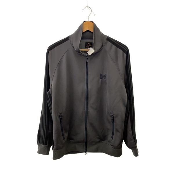 Needles / ジャケット/L/ポリエステル/BLK/DI370// Needles◇トラックジャケット/ジャージ/L/ポリエステル/GRY/QV1613