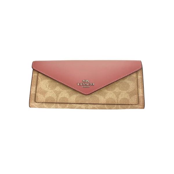COACH◇長財布/ピンク/レディース/31547// : セカンドストリートYahoo