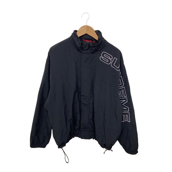 Supreme◇ナイロンジャケット/L/ナイロン/BLK/23AW/Spellout