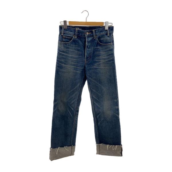 CELINE◇カットオフデニムパンツ/25/インディゴ/W_BF_012/N799