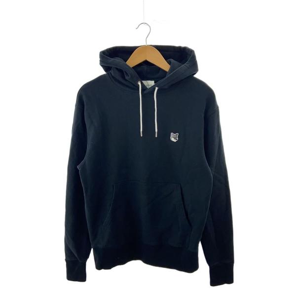 MAISON KITSUNE◇FOX HEAD PATCH CLASSIC/パーカー/S/コットン/BLK