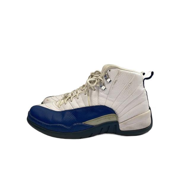 NIKE◆AIR JORDAN 12 RETRO/エアジョーダンレトロ/ホワイト/130690-113/26.5cm/WHT/