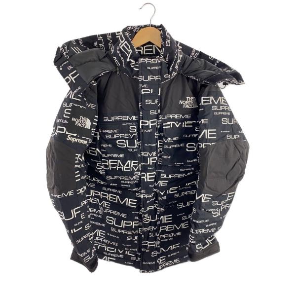 Supreme◇21AW/×NORTHFACE/ダウンジャケット/S/ナイロン/BLK/総柄