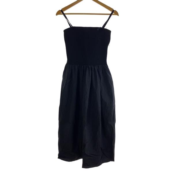 23区◇キャミワンピース/38/コットン/BLK/210-5 OP.WO : セカンド