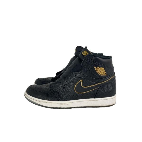 NIKE◆AIR JORDAN 1 RETRO HIGH OG/26.5cm/ブラック/555088-031