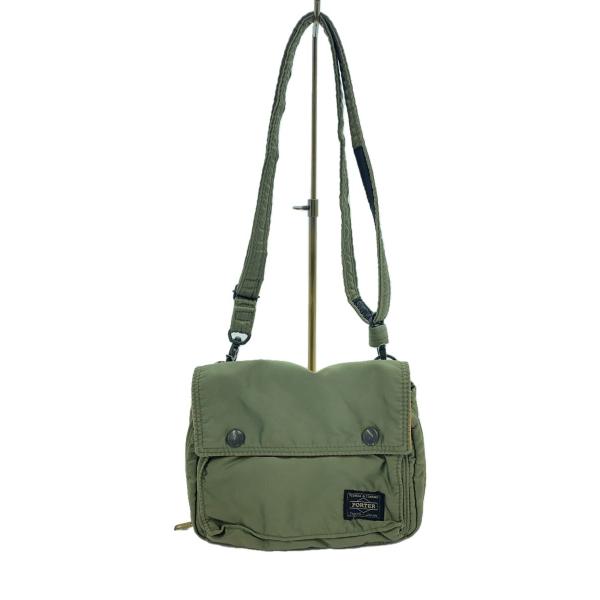 希少　PORTER　ポーター　タンカー　2way　ショルダーバッグ　ハンドバッグ PORTER◇ショルダーバッグ/GRN/2way/TANKER/タンカー/ポーチ