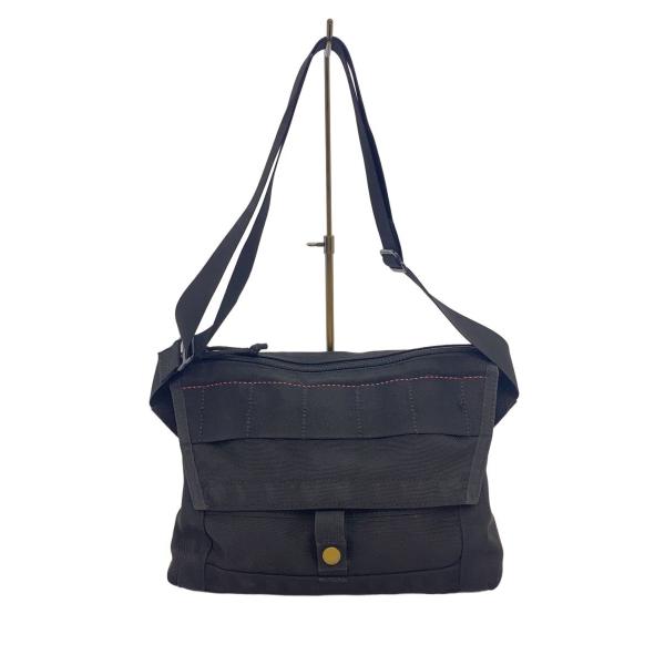 BRIEFING◇xBEAMS+/ショルダーバッグ/ナイロン/BLK/無地/FLEET