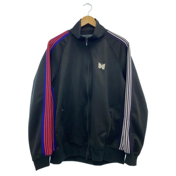 Needles トレーナー スウェット トラックジャケット　ブルー ブラック 中古・古着通販】Needles (ニードルズ) RC TRACK JACKET ブラック