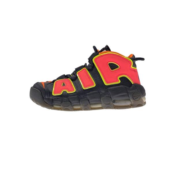 NIKE◆AIR MORE UPTEMPO HOT PUNCH/ハイカットスニーカー/24.5cm/BLK/917593-002//