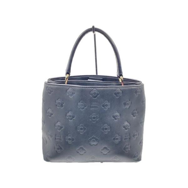 MARY QUANT◇ショルダーバッグ/フェイクレザー/BLK : セカンド