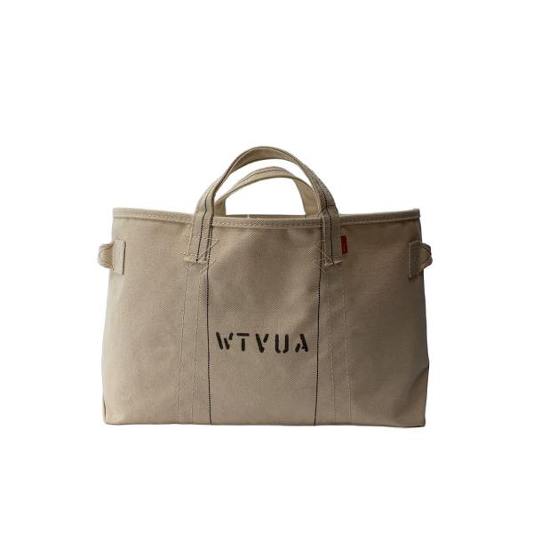 WTAPS トートバッグ WTAPS◇トートバッグ/コットン/WHT// : セカンドストリートYahoo!店