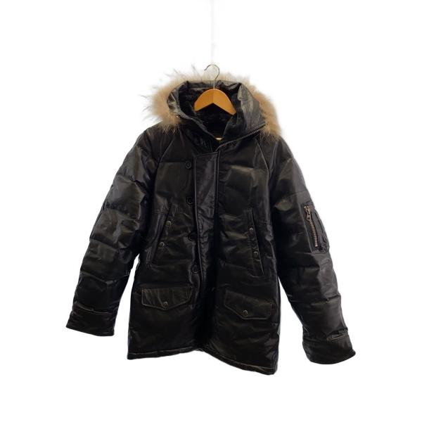 Haruf◇ダウンジャケット/N3B/レザーダウンジャケット/3L/ホースレザー