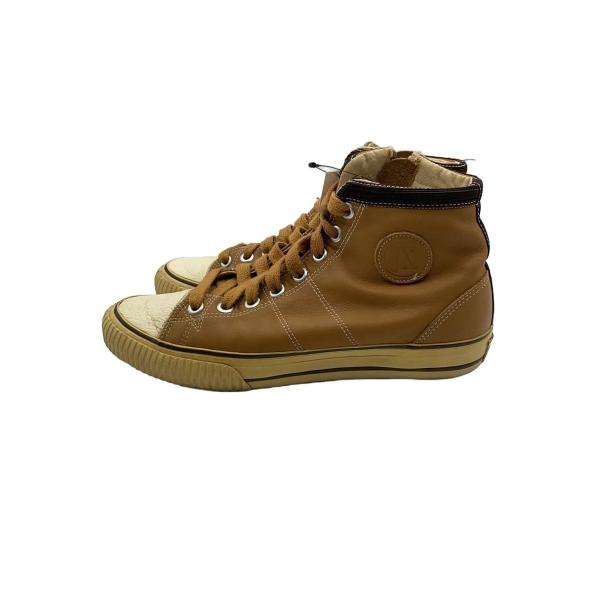 visvim◆ハイカットスニーカー/US7/CML/サイドジップ/ソフ/ソフネット