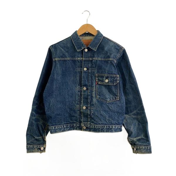 Levi's◇Gジャン/38/デニム/IDG/70502XX/復刻/BIG E/日本製/裏ボタン