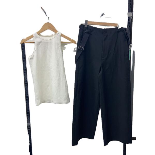新品OutdoorProducts アメスリサスペンダーパンツSET ベージュ 値下【OutdoorProducts】アメスリサスペンダーパンツSET ベージュ