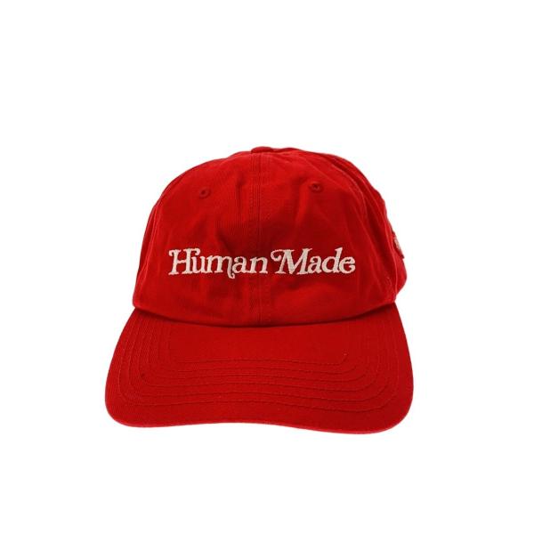 HUMAN MADE◇×GIRLS DONT CRY/キャップ/--/コットン/RED/メンズ