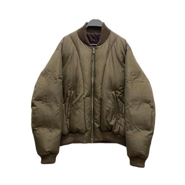 Cale◇J/MA-1型/ダウンジャケット/4/シルク/KHK/C253F13J01 : セカンド
