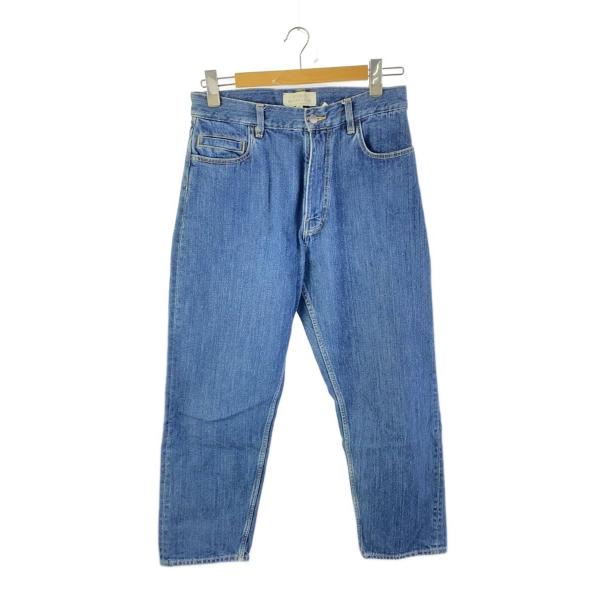STUDIO NICHOLSON◇TANNARO DENIM PANT/ボトム/S/デニム/IDG/無地/51