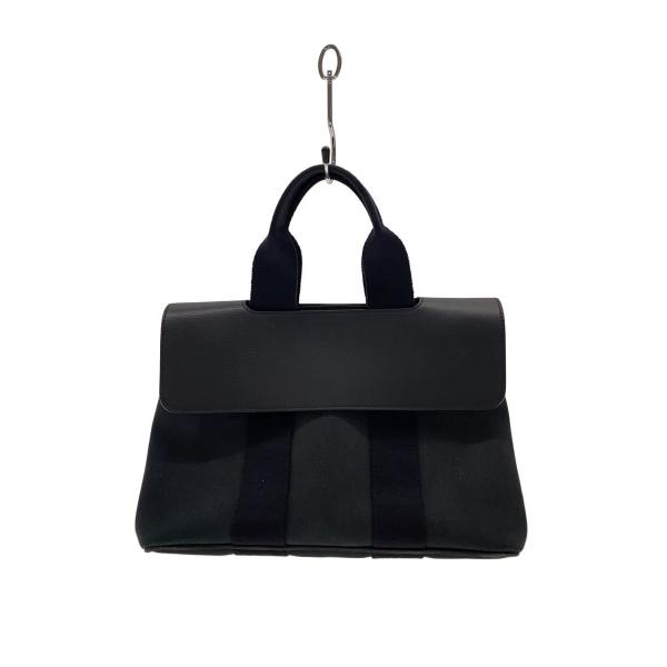 ☆超美品　★HERMES エルメス ★ヴァルパライソ PM ブラック HERMES◇ヴァルパライソPM/キャンバス/ブラック : セカンドストリート