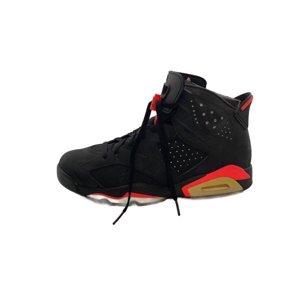 NIKE◆AIR JORDAN 6 RETRO/エアジョーダンレトロ/ブラック/384664-023/29cm/BLK//