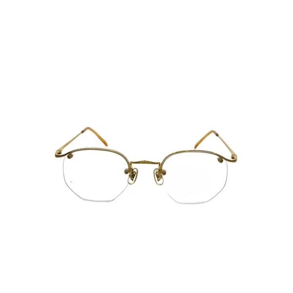 白山眼鏡店◇TITAN TWOPOINT/メガネ/チタン/GLD/メンズ/? NULL