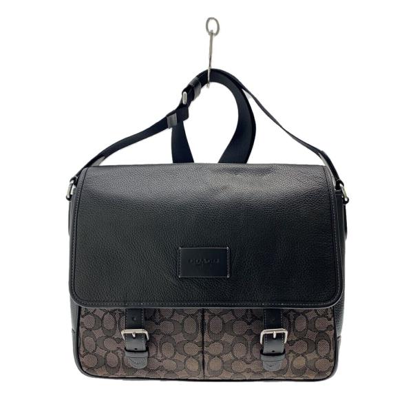 COACH ブラックレザー ショルダーバッグ COACH◇ショルダーバッグ/レザー/BLK/CR334 : セカンドストリートYahoo