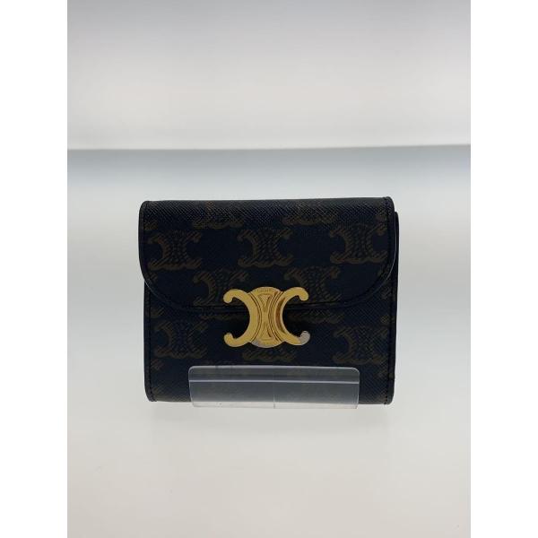 CELINE◇3つ折り財布/PVC/BRW/レディース/スモールウォレ| JChere日本