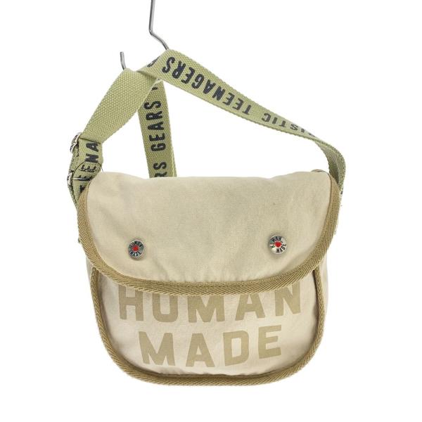 HUMAN MADE◇ショルダーバッグ/コットン/BEG : セカンドストリート