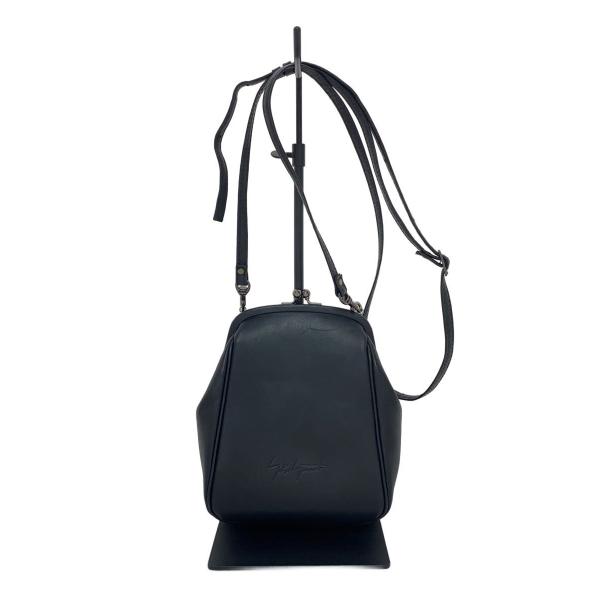 discord Yohji Yamamoto◇がま口/マイクロミニショルダーバッグ/牛革