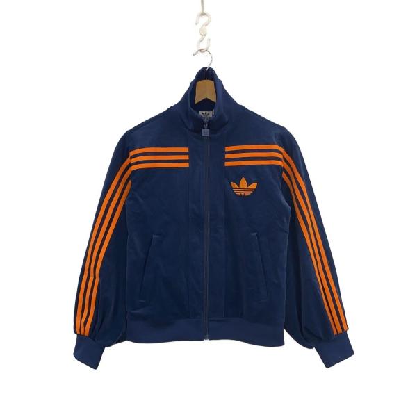 adidas◇70sベロアトラックトップ/ジャージ/S/ポリエステル/ブルー