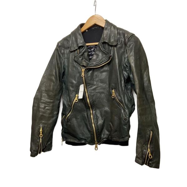 ISAMU KATAYAMA BACKLASH◇ダブルライダースジャケット/M/牛革/1254-02