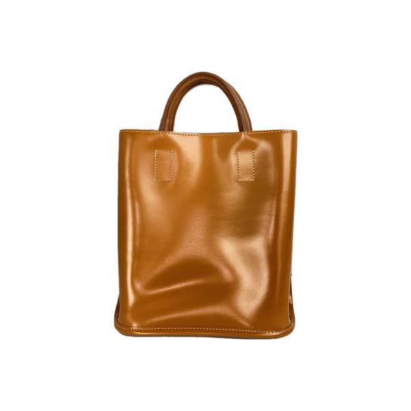 期間限定価格pieni トートs PIENI◇TOTE S/トートバッグ/レザー/キャメル/無地 : セカンド