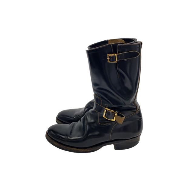 公*o様 レザーエンジニアブーツ バックル付き ブラック 27cm ssol-shopping_2320222184561