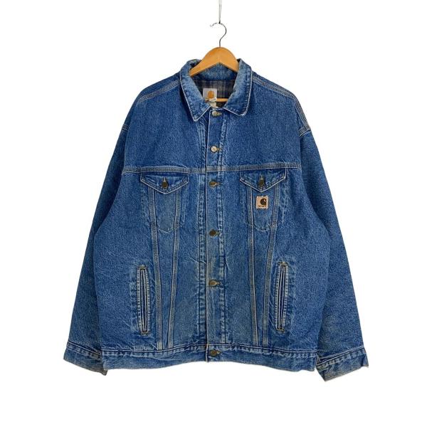 Carhartt インディゴ デニムジャケット Carhartt◇デニムジャケット/XL/デニム/インディゴ/00s/USA製