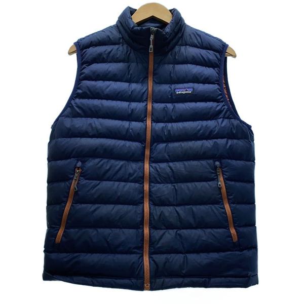 patagonia◇ダウンベスト/M/ナイロン/NVY/84622fa14// : セカンド