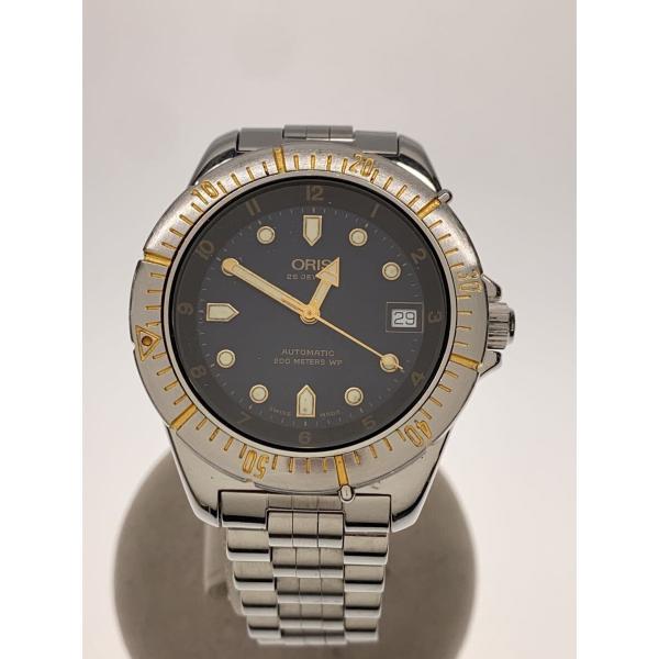 ORIS◇自動巻き腕時計/ベゼルパーツ欠品/SLV/SS/小傷有 : セカンド