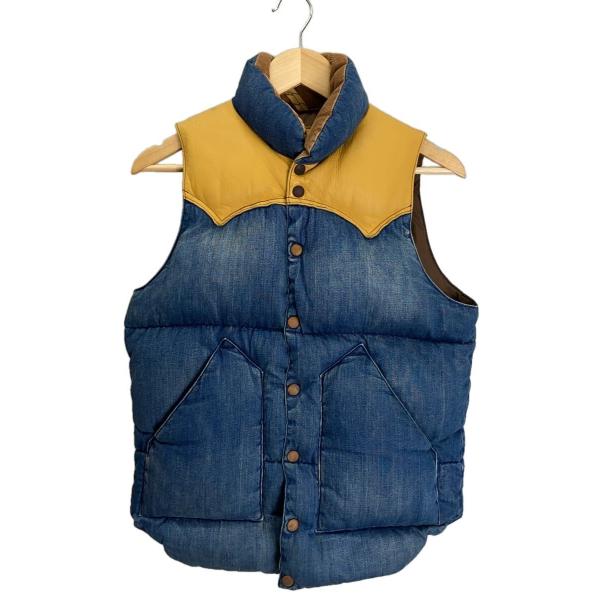 Rocky Mountain Featherbed◇ダウンベスト/36/コットン/IDG/450-482-62