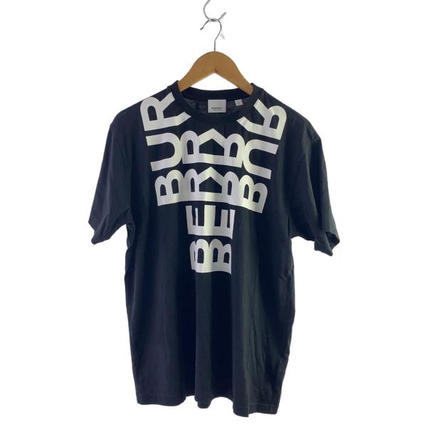 BURBERRY◇Tシャツ/S/コットン/BLK/プリント/8052210// : セカンド