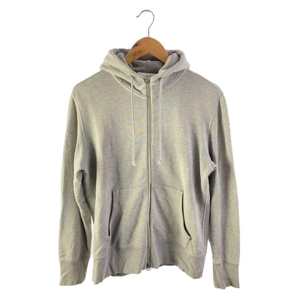 LOOPWHEELER◇ジップパーカー/M/コットン/SLV : セカンドストリート