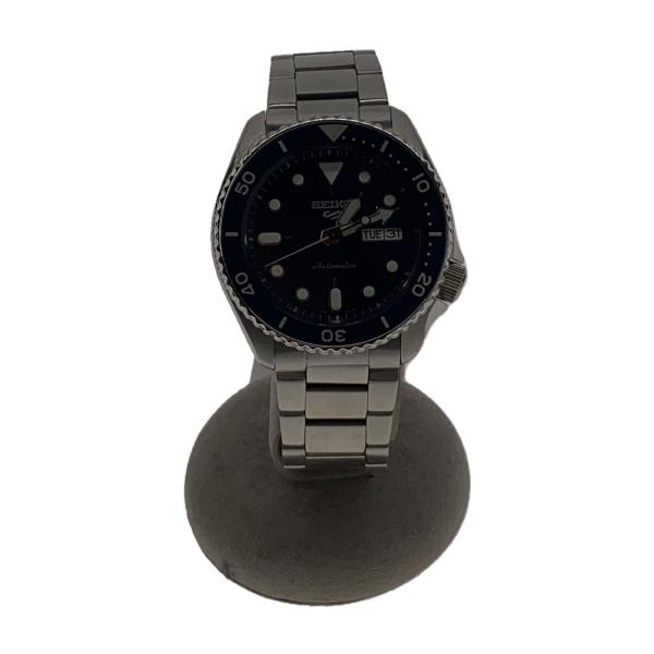 SEIKO◇自動巻腕時計/アナログ/ステンレス/NVY/SLV/4R36-07G0