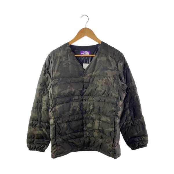 THE NORTH FACE / ダウンジャケット/L/ナイロン/KHK/カモフラ/ND2571N THE NORTH FACE◇ダウンジャケット/L/ポリエステル/KHK/カモフラ
