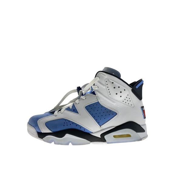 NIKE◇AIR JORDAN 6 RETRO_エアジョーダン レトロ/27cm/BLU : セカンド