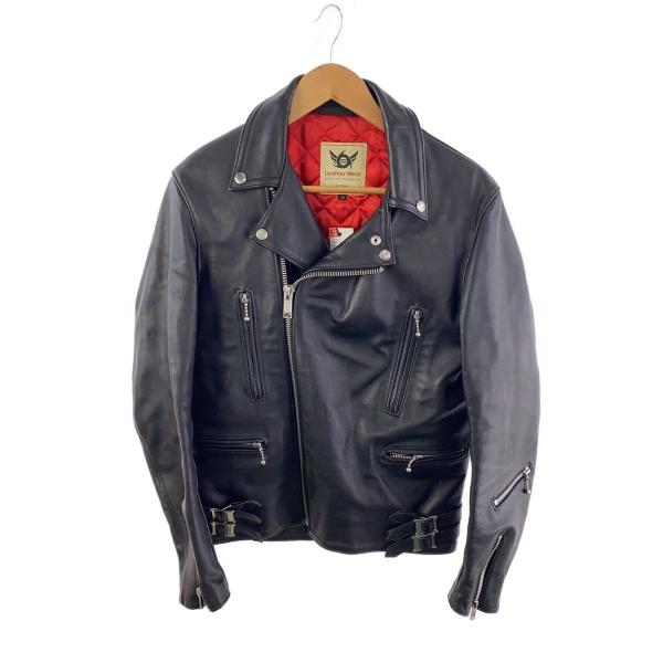 666 Leather Wear◇STEERHIDE/ダブルライダースジャケット/日本製/36