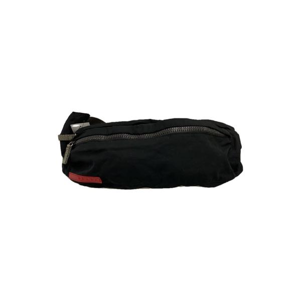 PRADA◇プラダ スポーツ/ウエストバッグ/ナイロン/BLK/4VA107 PRADA◇プラダ スポーツ/ウエストバッグ/ナイロン/BLK/4VA107