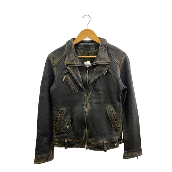 イ*ヤ様 14th Abbiction 羊革ブラックダウンジャケット イ*ヤ様 14th Abbiction 羊革ブラックダウンジャケット