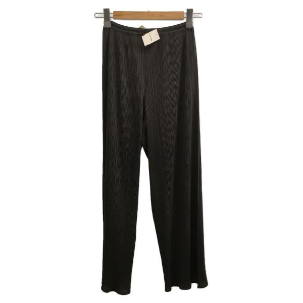 PLEATS PLEASE ISSEY MIYAKE◇ボトム ポリエステル BLK PP11-JF151 