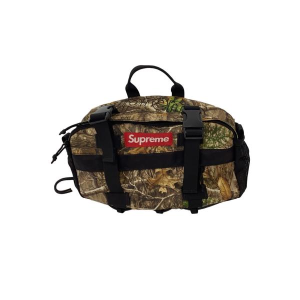 Supreme◇ウエストバッグ/ポリエステル/KHK/カモフラ : セカンド