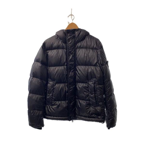 stone ダウンジャケット(M)ブラック STONE ISLAND◇ダウンジャケット/M/ナイロン/ブラック/無地