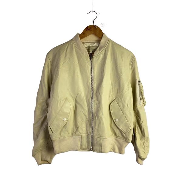 OTAGIRA◇レザージャケット・ブルゾン/S/レザー/CRM/無地/所ジョージ